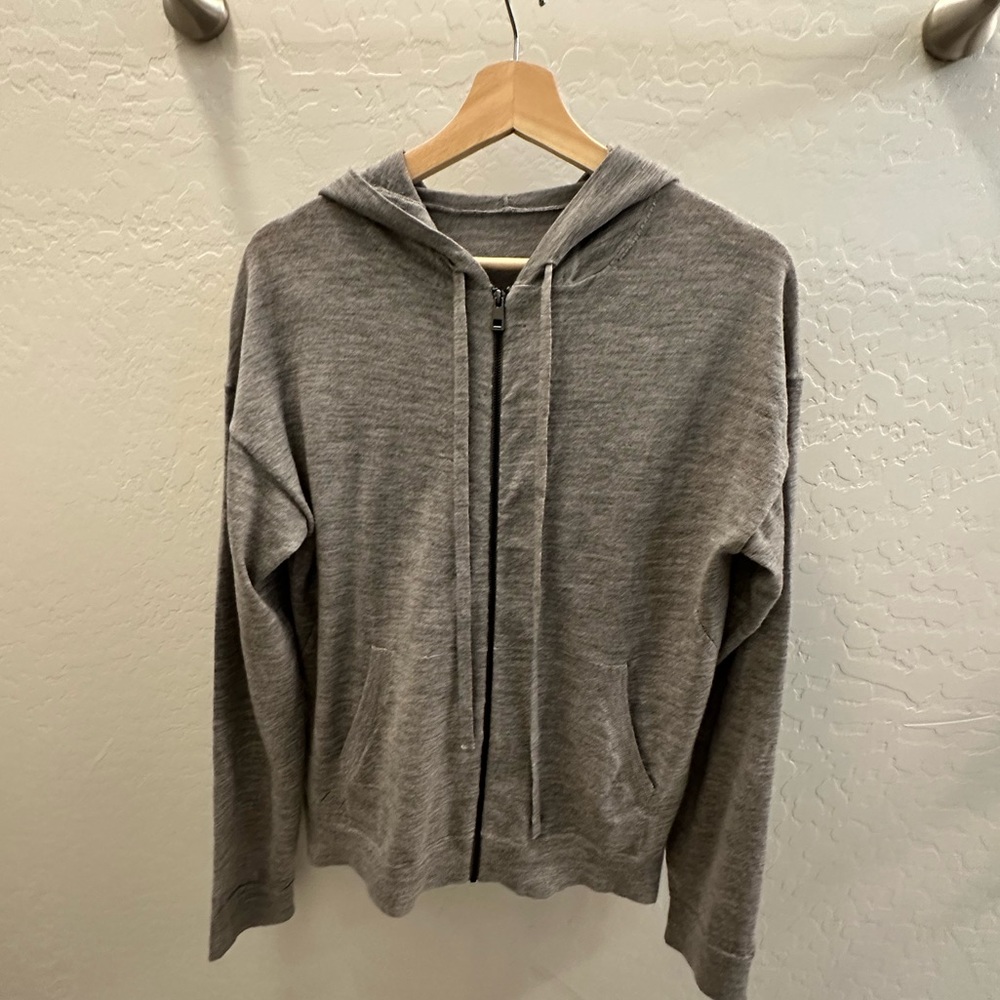 Zadig & voltaire merino wool zip up sweater size M